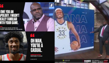 Kendrick Perkins referenced Shaq meme in Myles Turner lines