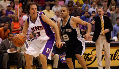 Former Phoenix Suns guard Steve Nash, pictured here, is now joined by Shai Gilgeous-Alexander as Ca...