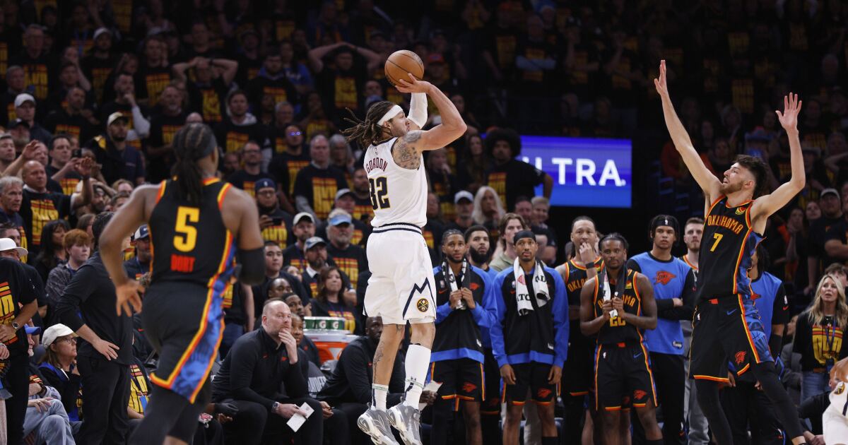Jokic has 42, Gordon hits game-winner as Nuggets steal Game 1 from OKC