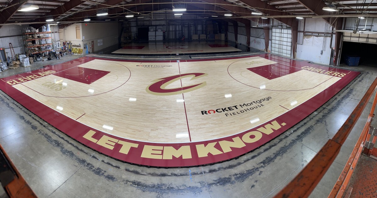 The company that makes courts for the Cavs and other NBA teams? It's local.