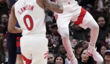 Rebounding Raptors set single-game record with 73 boards, and four players with at least 10