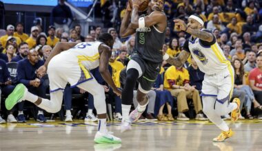 Edwards, Randle lead Timberwolves past Warriors 102-97 for 2-1 lead in second-round playoff series