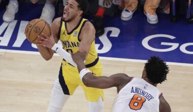 Haliburton follows triple-double with single digits as Pacers fail in 1st attempt to clinch