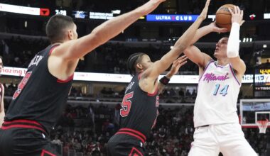 Giddey dominates with 28 points, 16 rebounds and 11 assists as Bulls beat Heat 119-111