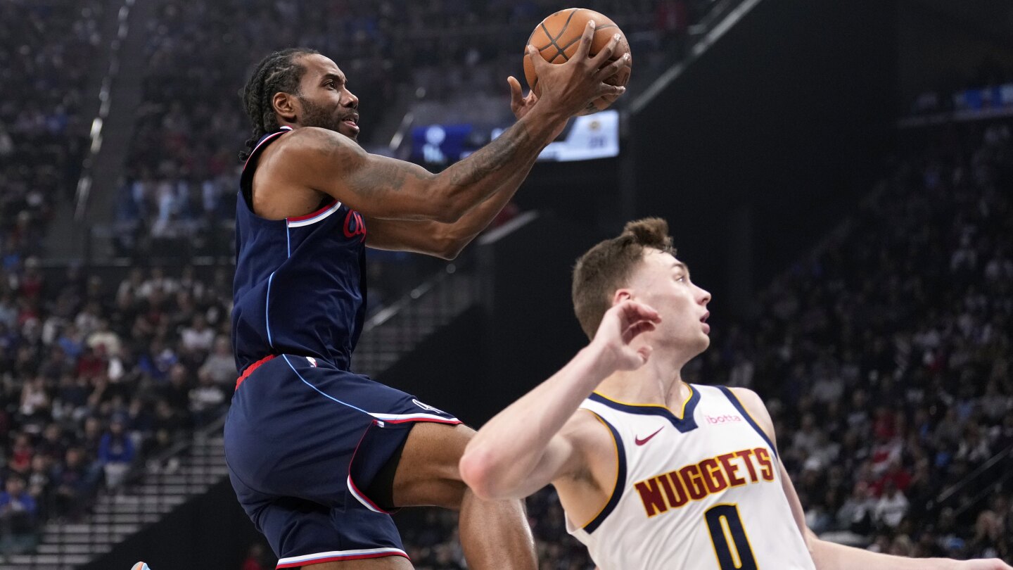 Leonard and Harden lead Clippers to easy 117-83 win over Jokic and Nuggets for a 2-1 series lead