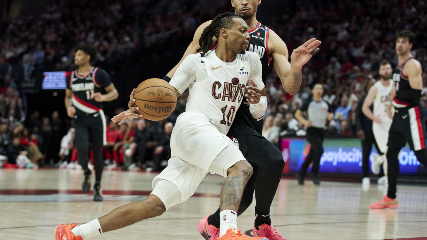 Darius Garland scores 27 points to lead Cavaliers over Trail Blazers 122-111