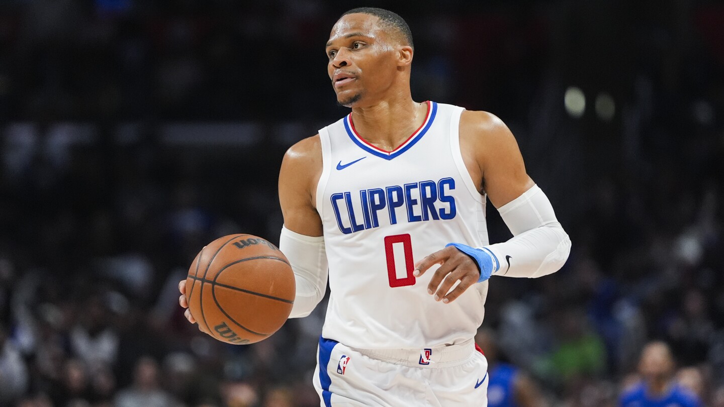 Veteran guard Russell Westbrook agrees to 2-year deal with Denver Nuggets, AP source says