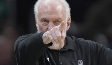 Some key moments in the career of San Antonio coach Gregg Popovich