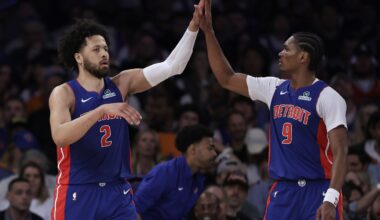 Pistons beat Knicks 106-103 in Game 5 to stay alive in the first-round series