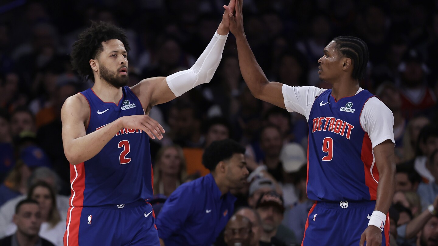 Pistons beat Knicks 106-103 in Game 5 to stay alive in the first-round series