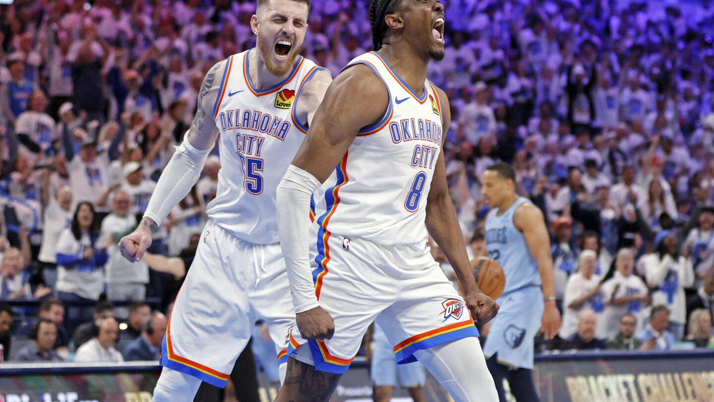Thunder beat Grizzlies 131-80 in Game 1, 5th-biggest margin of victory in NBA postseason history