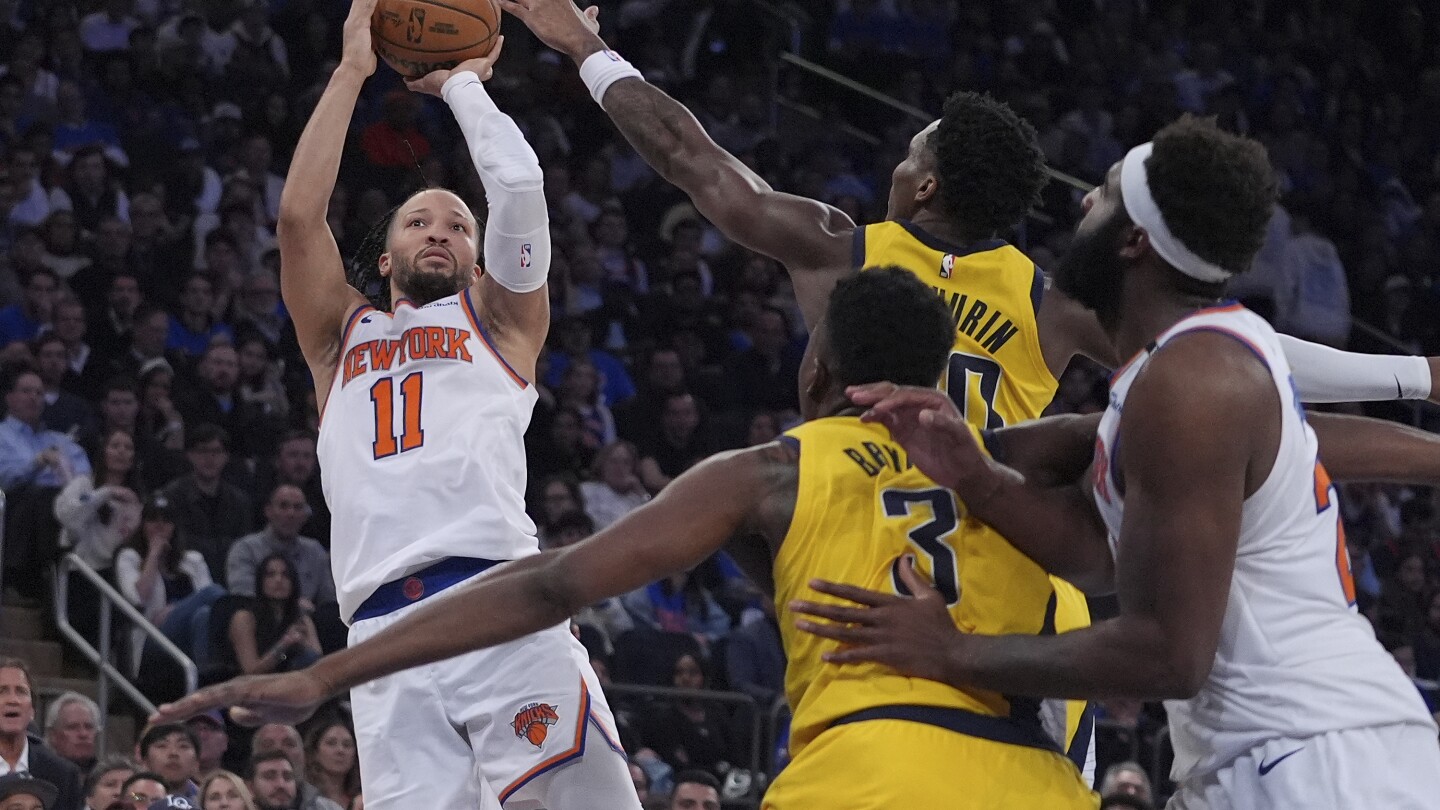 Brunson ties Ewing for a Knicks playoff record, but no celebration after a stunning collapse
