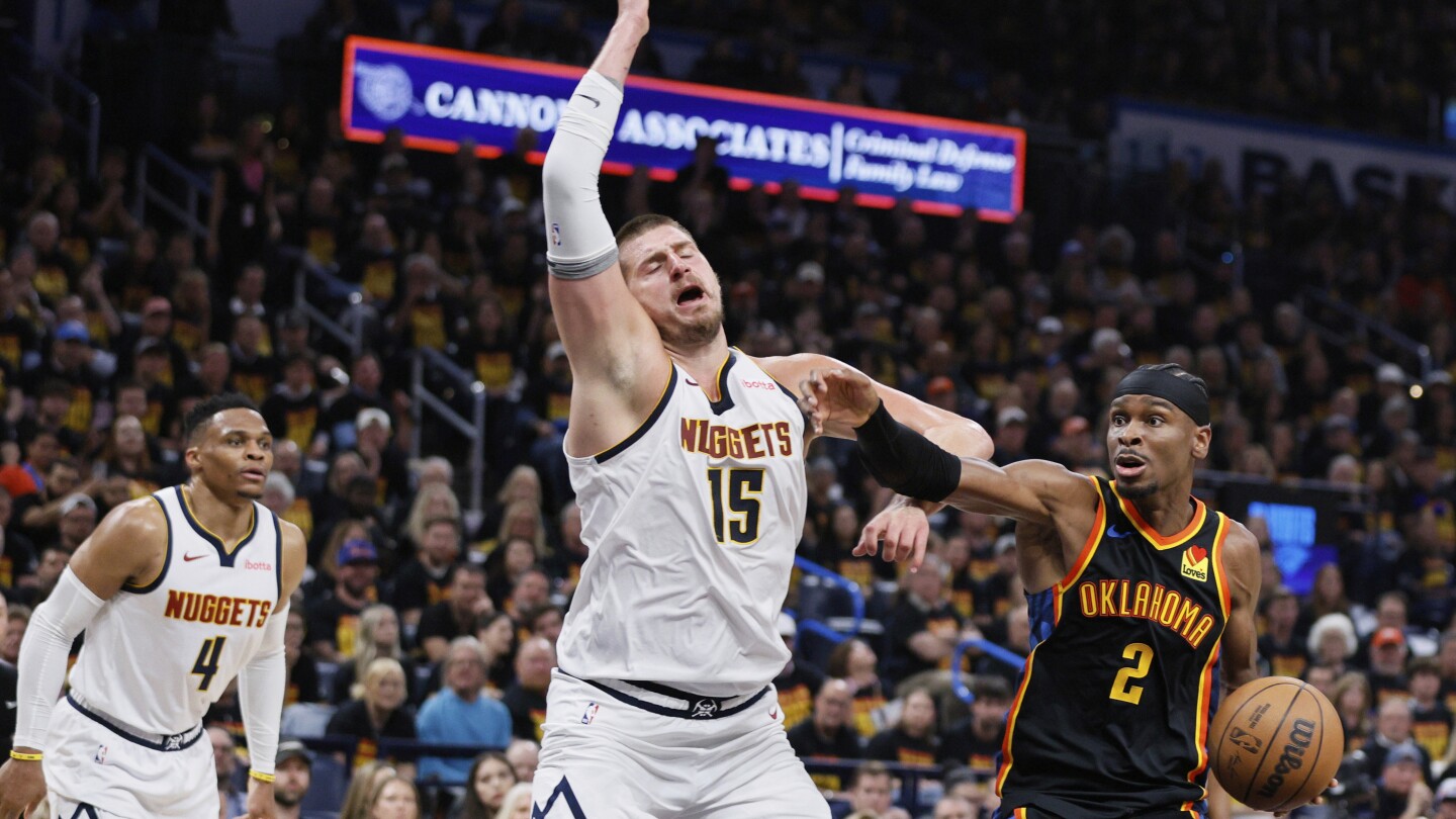 Gordon's game-winner, Jokic's 42 points, 22 rebounds lead Nuggets past Thunder in West semis Game 1