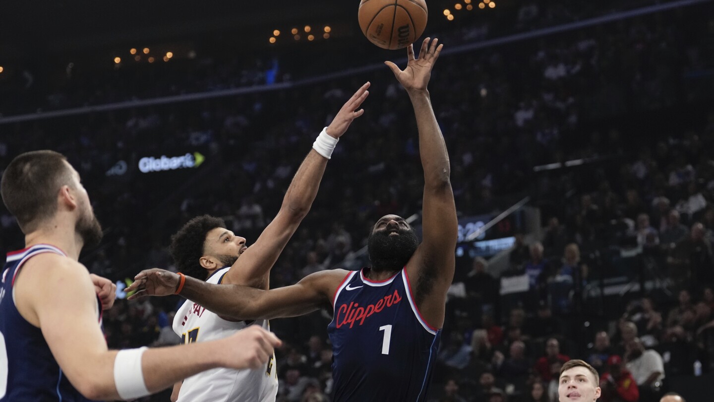 James Harden scores 28 points and Clippers force Game 7 with a gritty 111-105 win over Nuggets