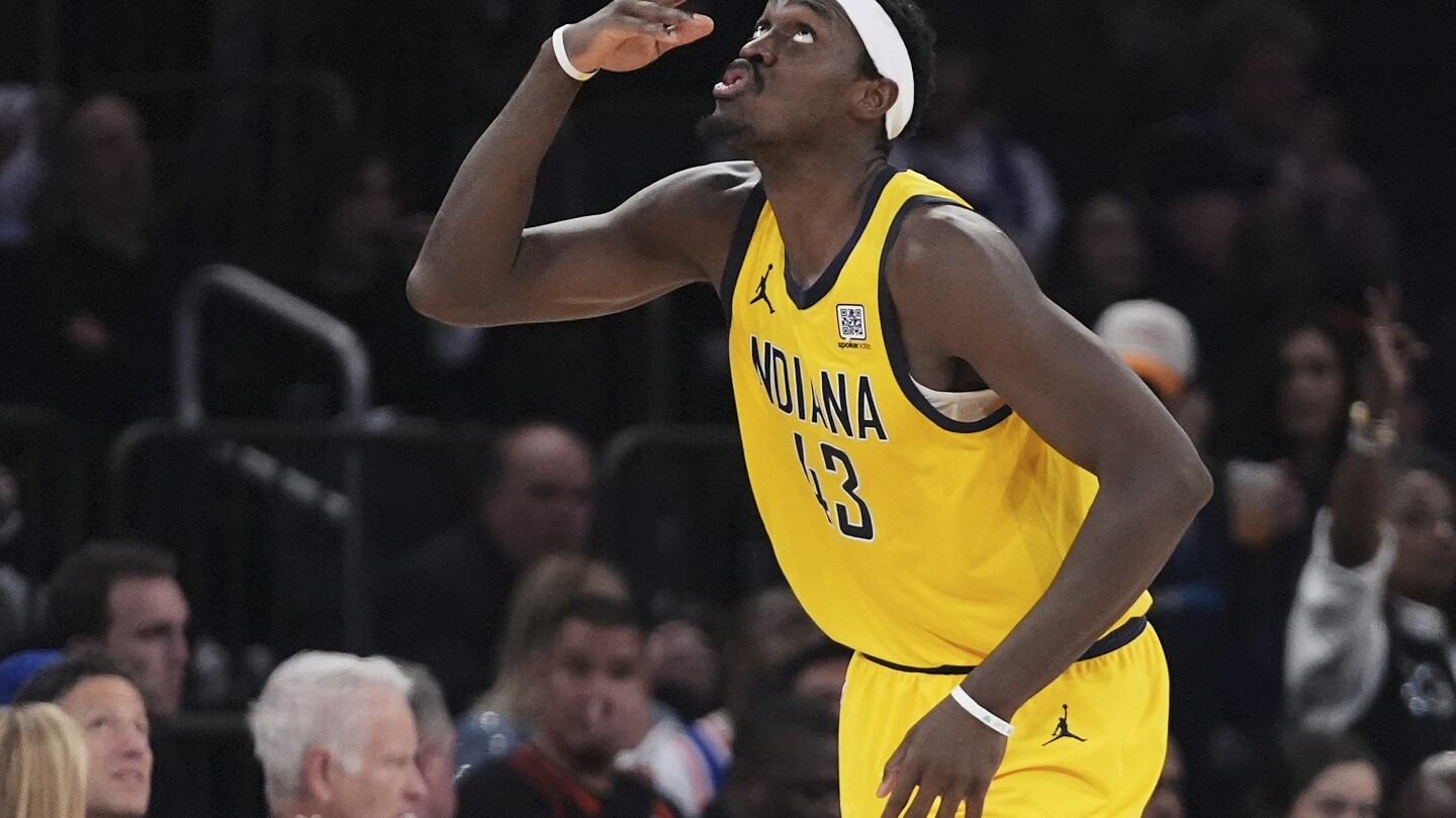 Pascal Siakam scores 39 as Pacers take 2-0 lead over Knicks