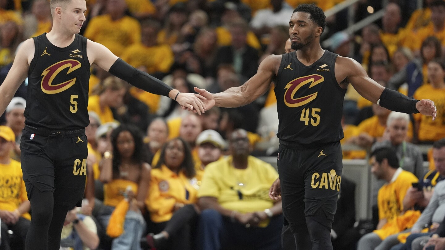 Donovan Mitchell scores 43 and Cavaliers beat the Pacers 126-104 to cut series deficit to 2-1