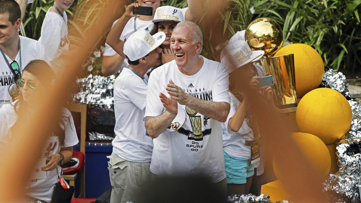 Gregg Popovich, the NBA's all-time wins leader, retires after 29 seasons as coach in San Antonio