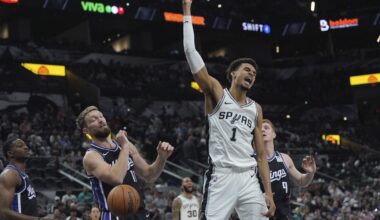 Spurs center Victor Wembanyama joins elite company through 82 career NBA games