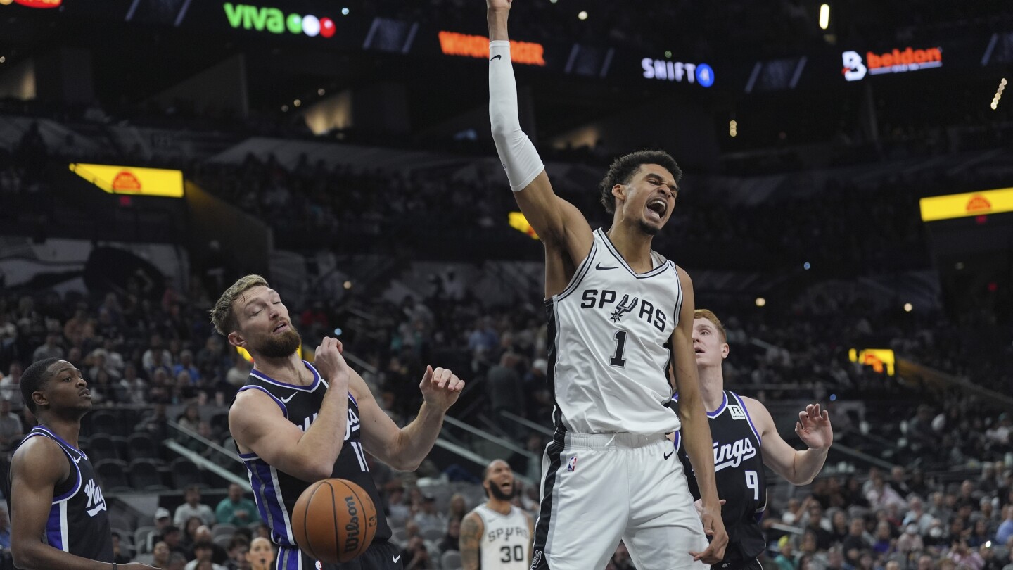 Spurs center Victor Wembanyama joins elite company through 82 career NBA games