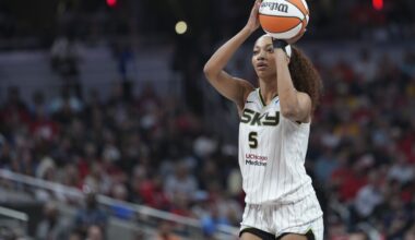 WNBA investigating racial slurs by fans made at Angel Reese during Indiana game, AP source says