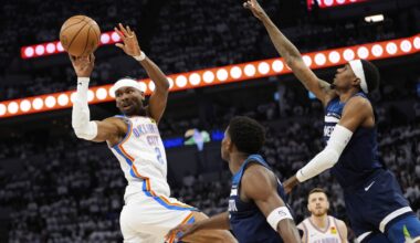 Thunder face rare test of fortitude after Wolves' recommitment to throwing 'fastball' on defense