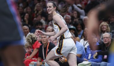 Caitlin Clark says she took video of her reaction to the Pacers' comeback win over the Knicks