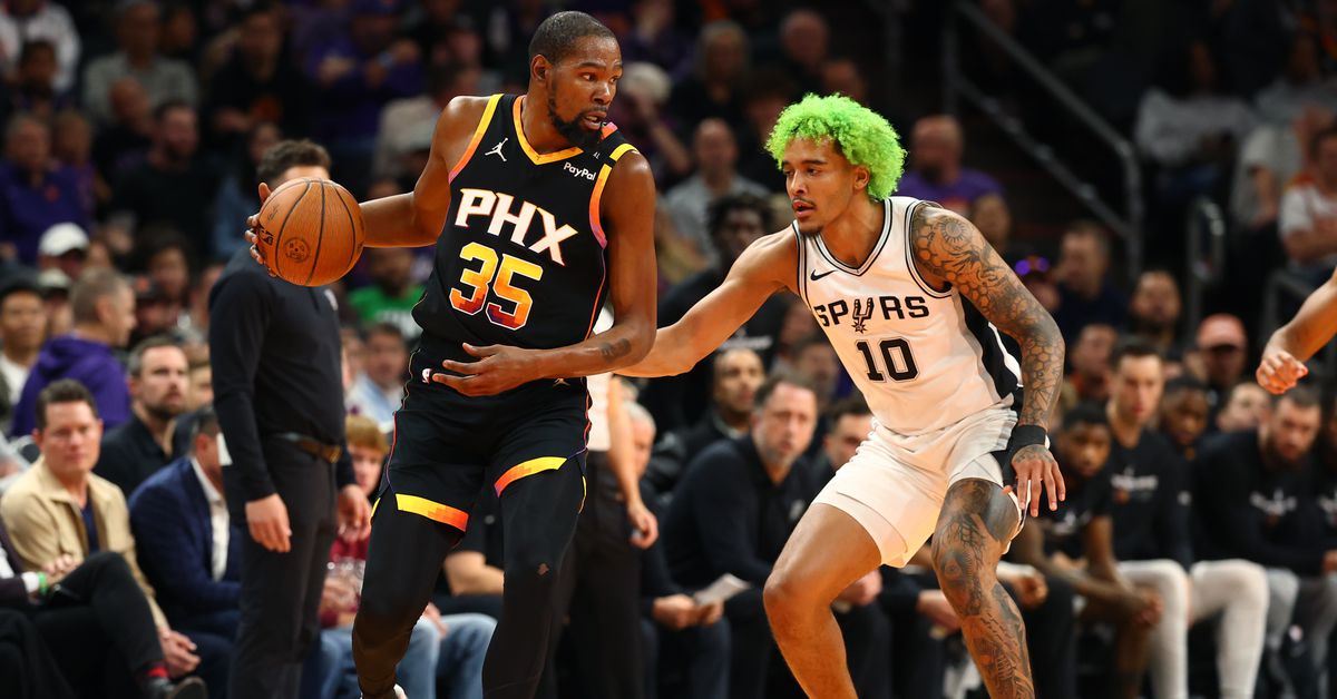 Charania: Spurs looking to upgrade at the wing, had ‘mutual interest’ with Kevin Durant at the deadline