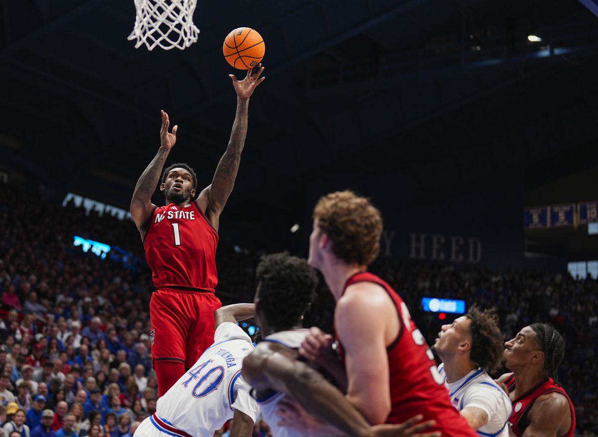 NCAA Basketball: N.C. State at Kansas