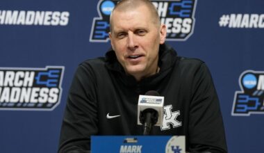 Mark Pope on the early-season clash with the Cards: “I’m sure it’s Louisville’s fault”