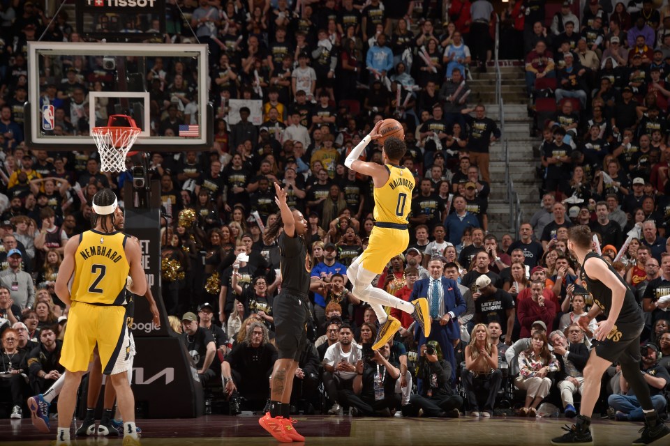 Haliburton led the Pacers with 31 points against Cleveland in Game 5