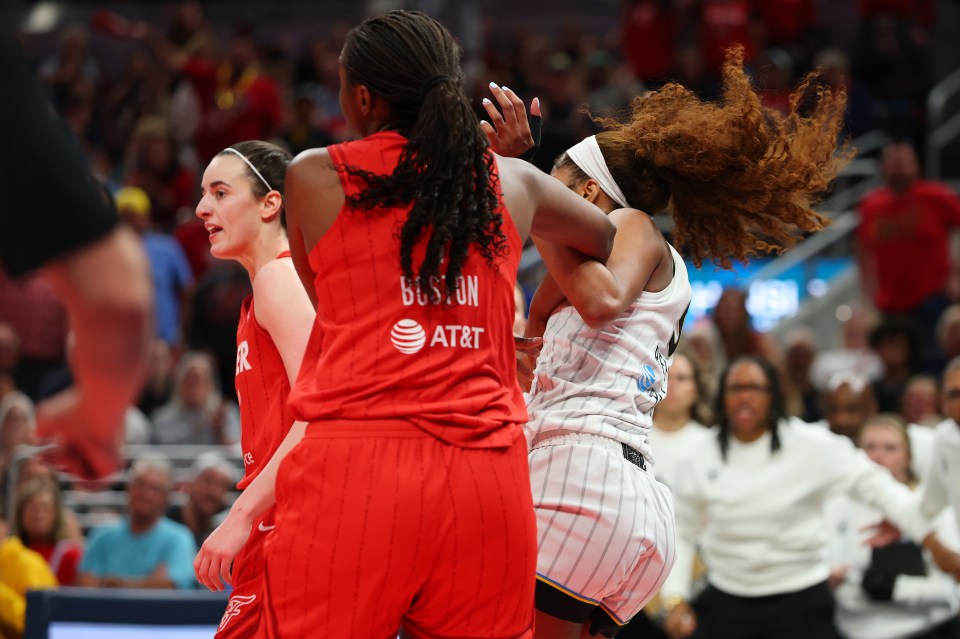 Aliyah Boston stopped Reese from getting to clark