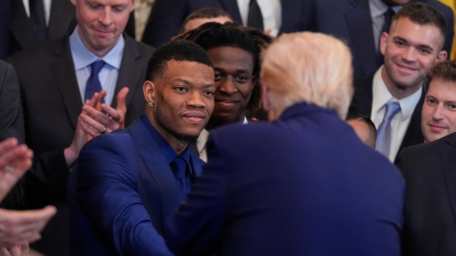 Trump hosts NCAA basketball champion Florida Gators at the White House