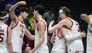 Delta Center CBB double header Utah Utes Basketball...