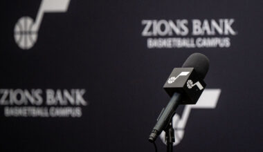 Ace Bailey Utah Walter Clayton Jr. Jazz Rookie Introductions...