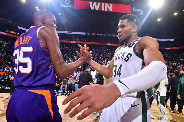 Kevin Durant and Giannis Antetokounmpo are both linked with a trade to the Knicks