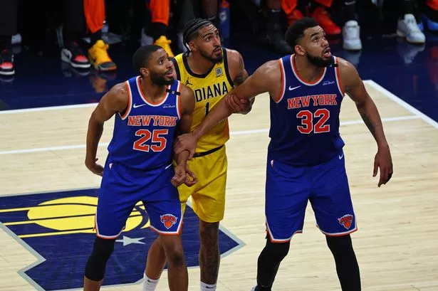 Mikal Bridges and Karl-Anthony Towns were acquired in trades last offseason and helped the Knicks reach the Eastern Conference Finals