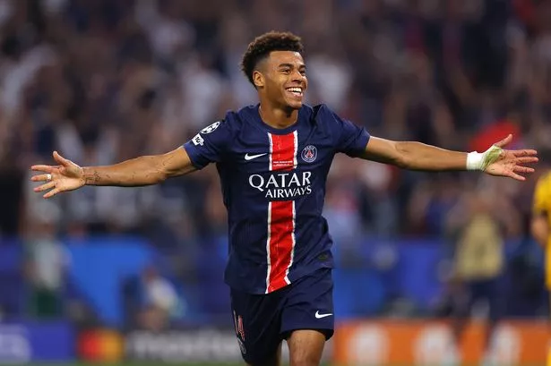 Desire Doue scored twice in the Champions League Final as PSG crushed Inter Milan