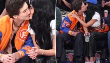 Kylie Jenner and Timothée Chalamet passionately make out at Knicks game