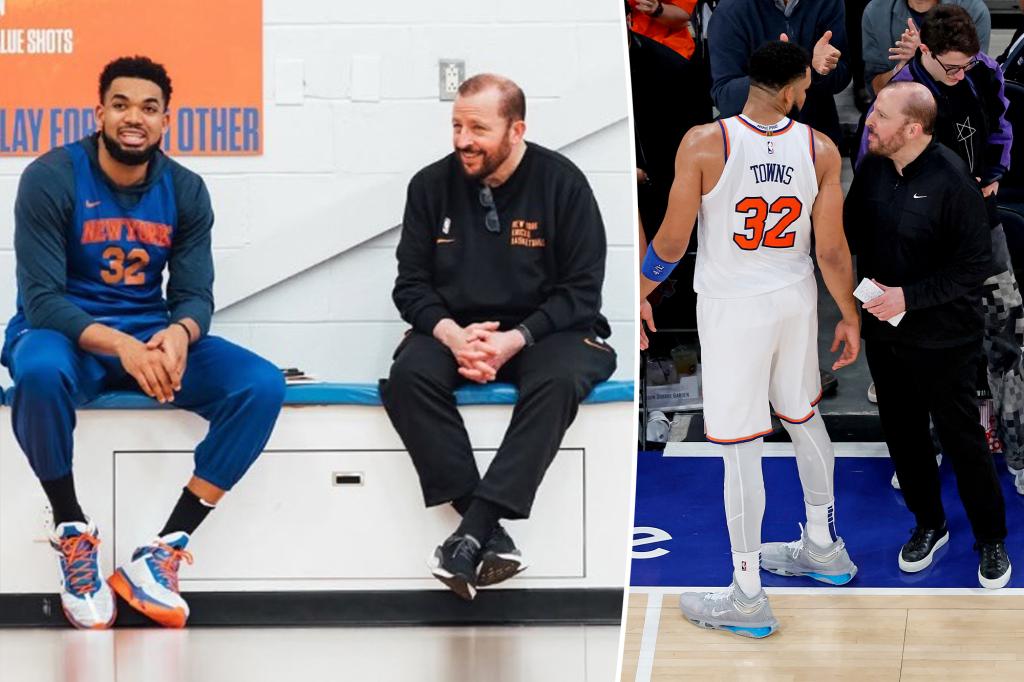 Karl-Anthony Towns posts Tom Thibodeau photo after coach's Knicks firing
