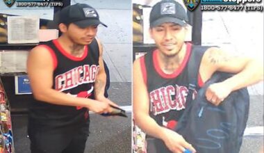 Tattooed brute in Chicago Bulls jersey repeatedly stabs man during clash inside NYC deli: cops