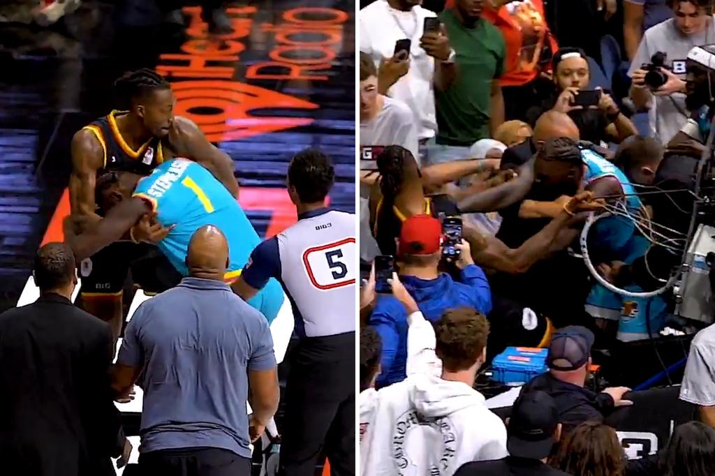 Dwight Howard, Lance Stephenson get ejected after nasty brawl in Big 3
