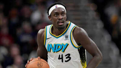 Pascal Siakam shows off commendable football skills with his practice basketball ahead of Game 2 against OKC Thunder