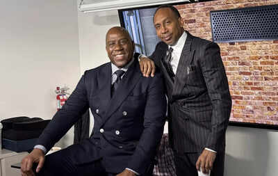 Stephen A Smith gets special shout-out from Los Angeles Lakers legend Magic Johnson after his appearance on First Take