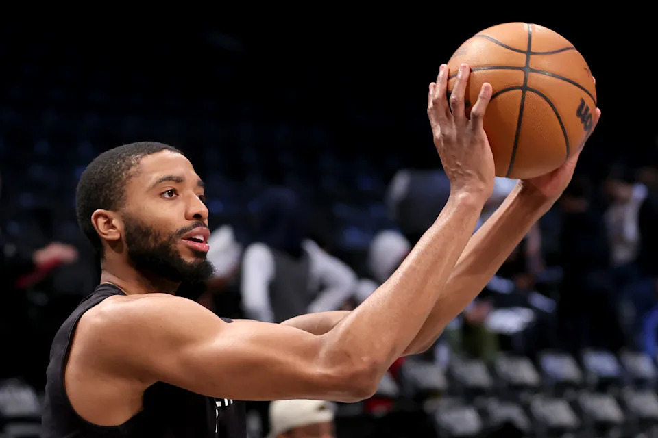 Former Brooklyn Nets forward Mikal Bridges.© Brad Penner–USA TODAY Sports
