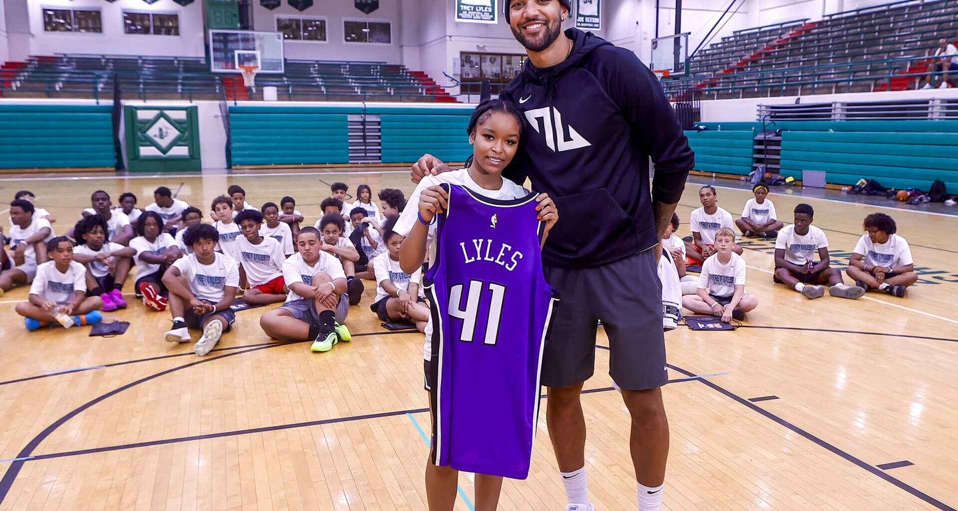 Recorder Rewind: Trey Lyles hosts basketball (photos)