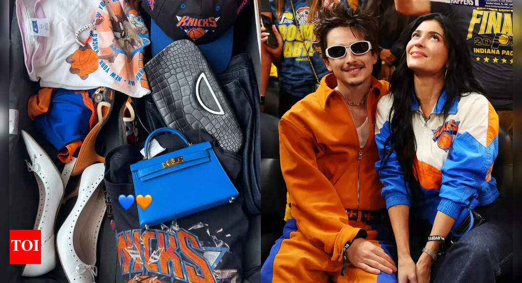 Kylie Jenner packed only New York Knicks merchandise for game night with Timothee Chalamet, shares luggage photo | NBA News