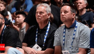 Austin Ainge reunites with father Danny Ainge at Utah Jazz as team's new President of basketball operations | NBA News
