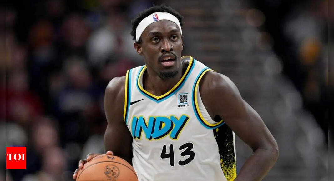 Pascal Siakam shows off commendable football skills with his practice basketball ahead of Game 2 against OKC Thunder | NBA News