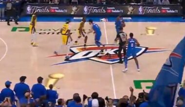 Fans mock NBA, ABC for putting 'CGI' trophies on Finals court