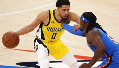 Pacers guard Tyrese Haliburton